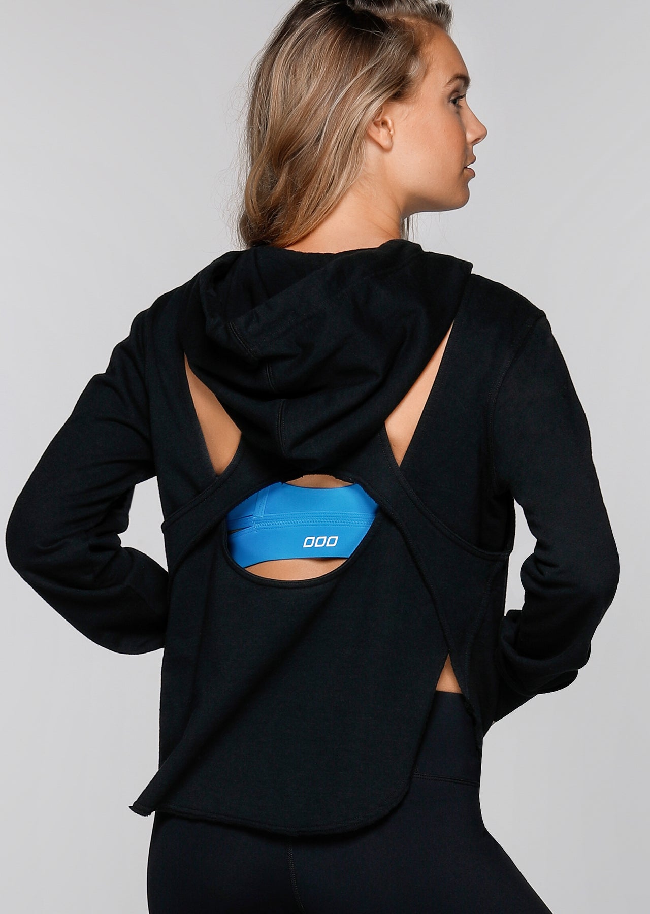 Lorna Jane Infinity Racer Hoodie - Black