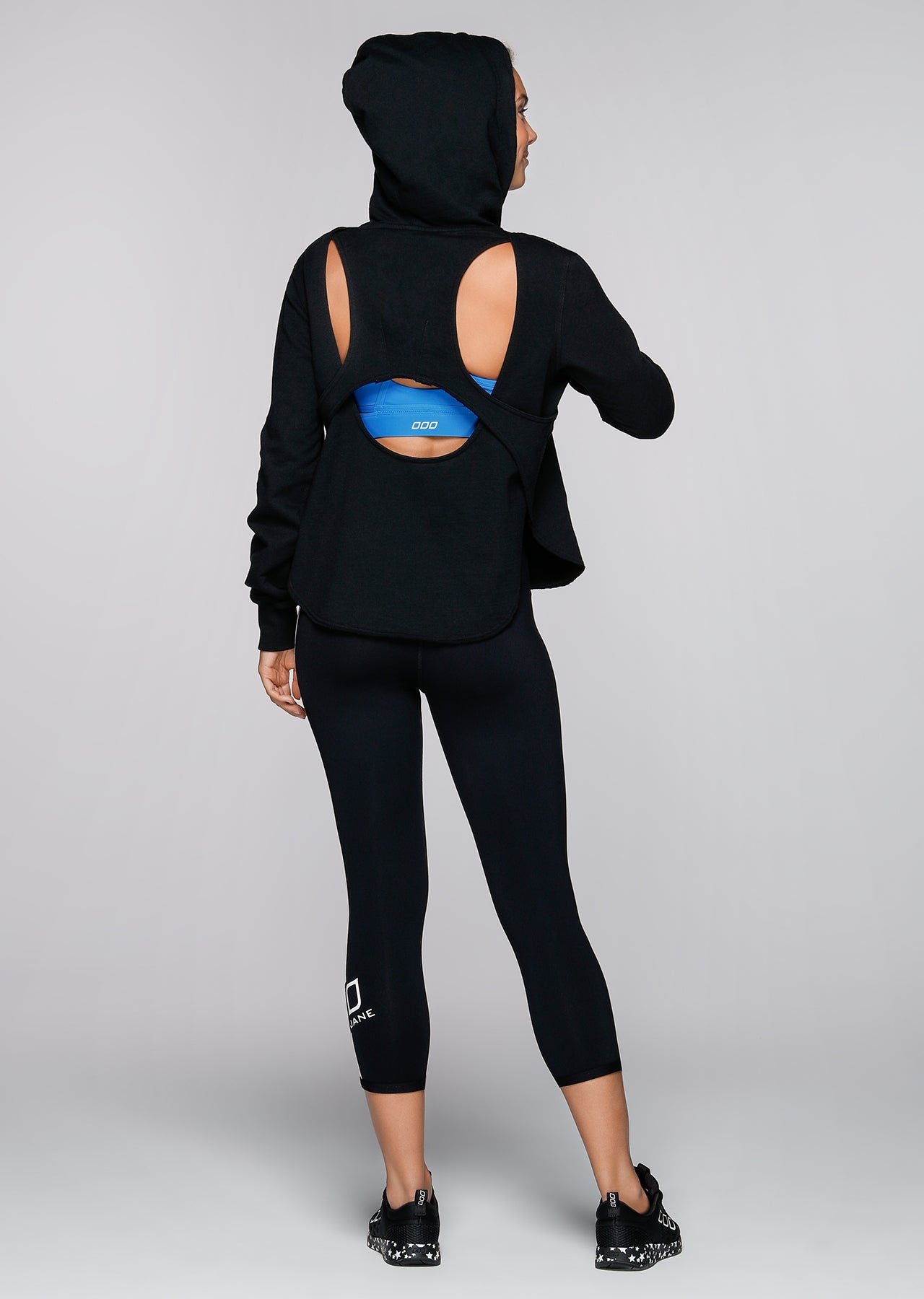 Lorna Jane Infinity Racer Hoodie - Black