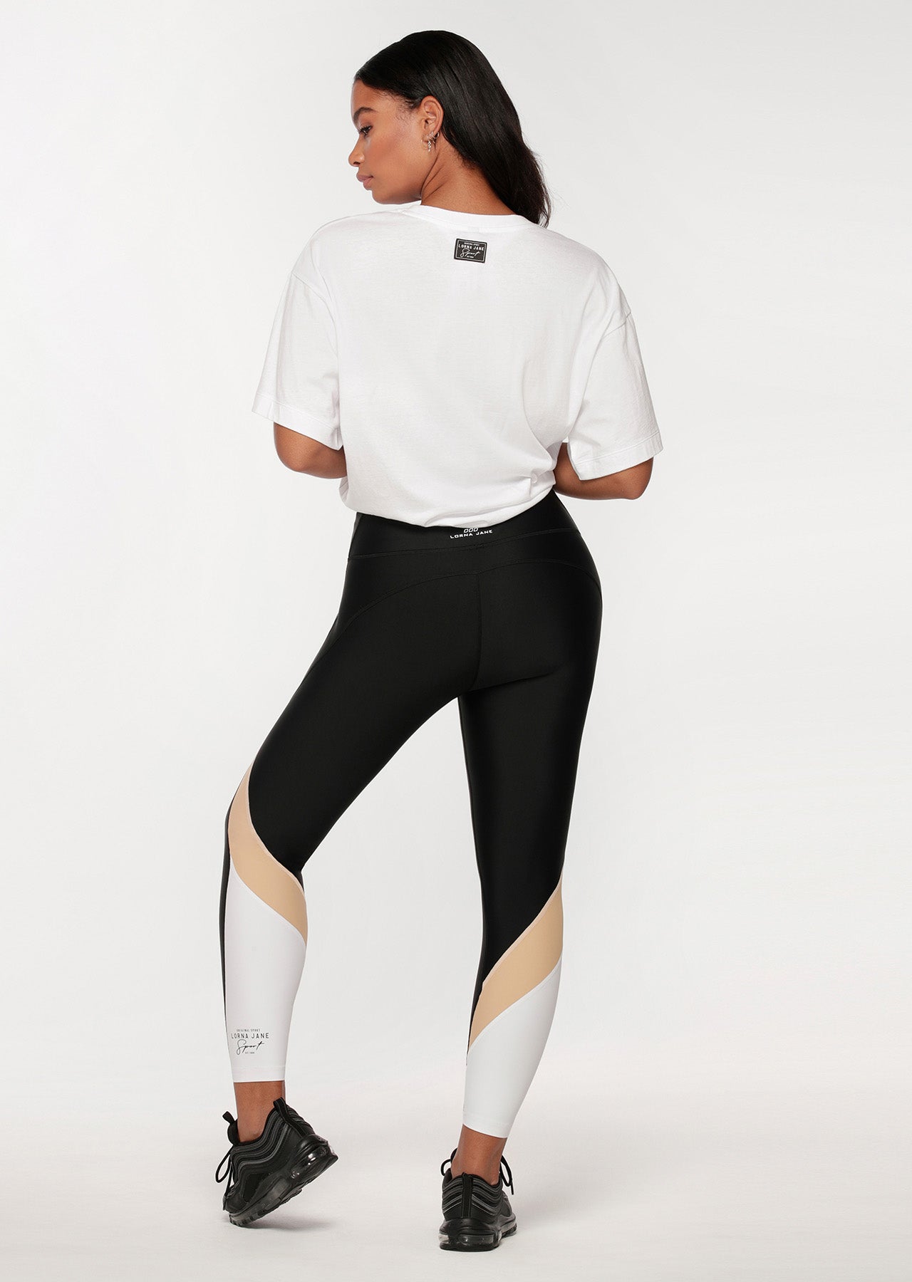 Lorna Jane Insider Cropped Tee - White