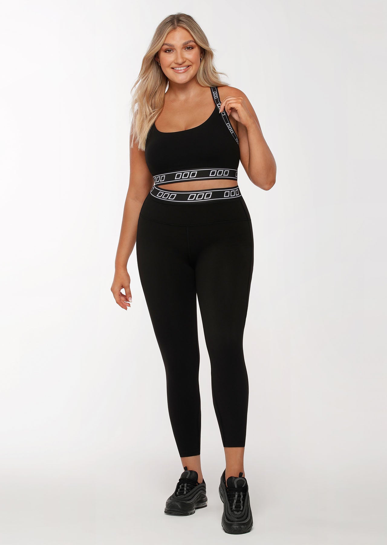 Lorna Jane Intensify Core Ankle Biter Leggings - Black
