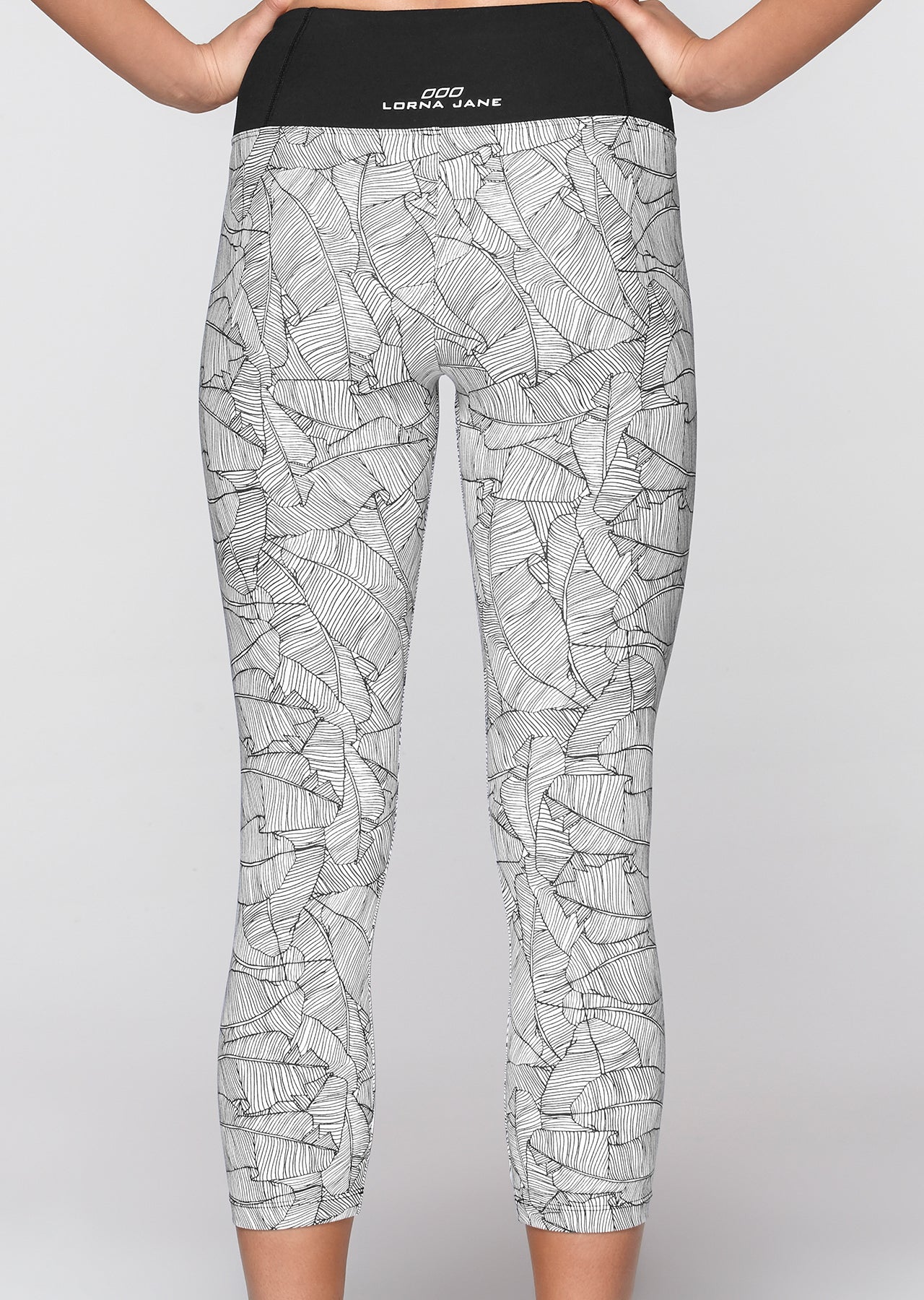 Lorna Jane Island Active Core 7/8 Tight - Black/White