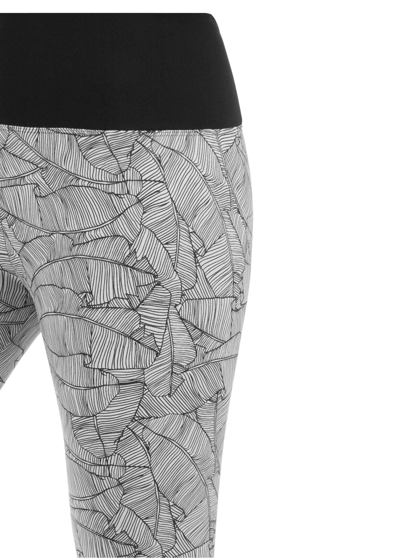 Lorna Jane Island Active Core 7/8 Tight - Black/White