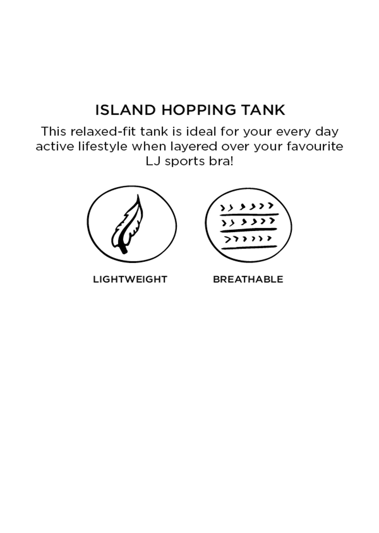 Lorna Jane Island Hopping Tank - White