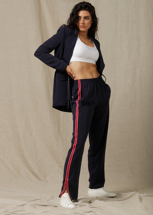 Lorna Jane It Girl Pants - French Navy/White