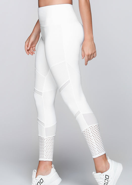 Lorna Jane Ivory Booty Support A/B Tight - White