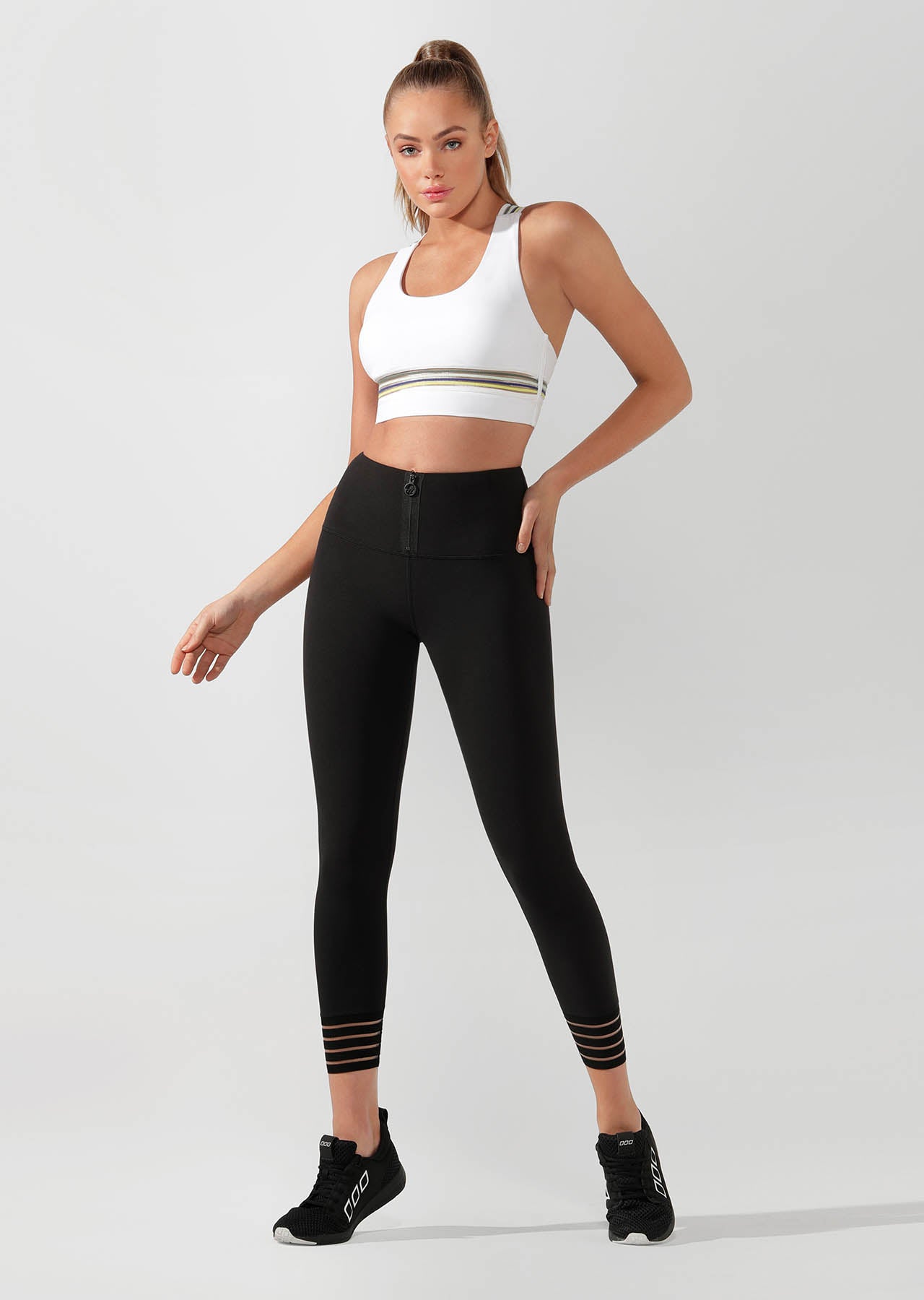 Lorna Jane Jagger Core Ankle Biter Tight - Black
