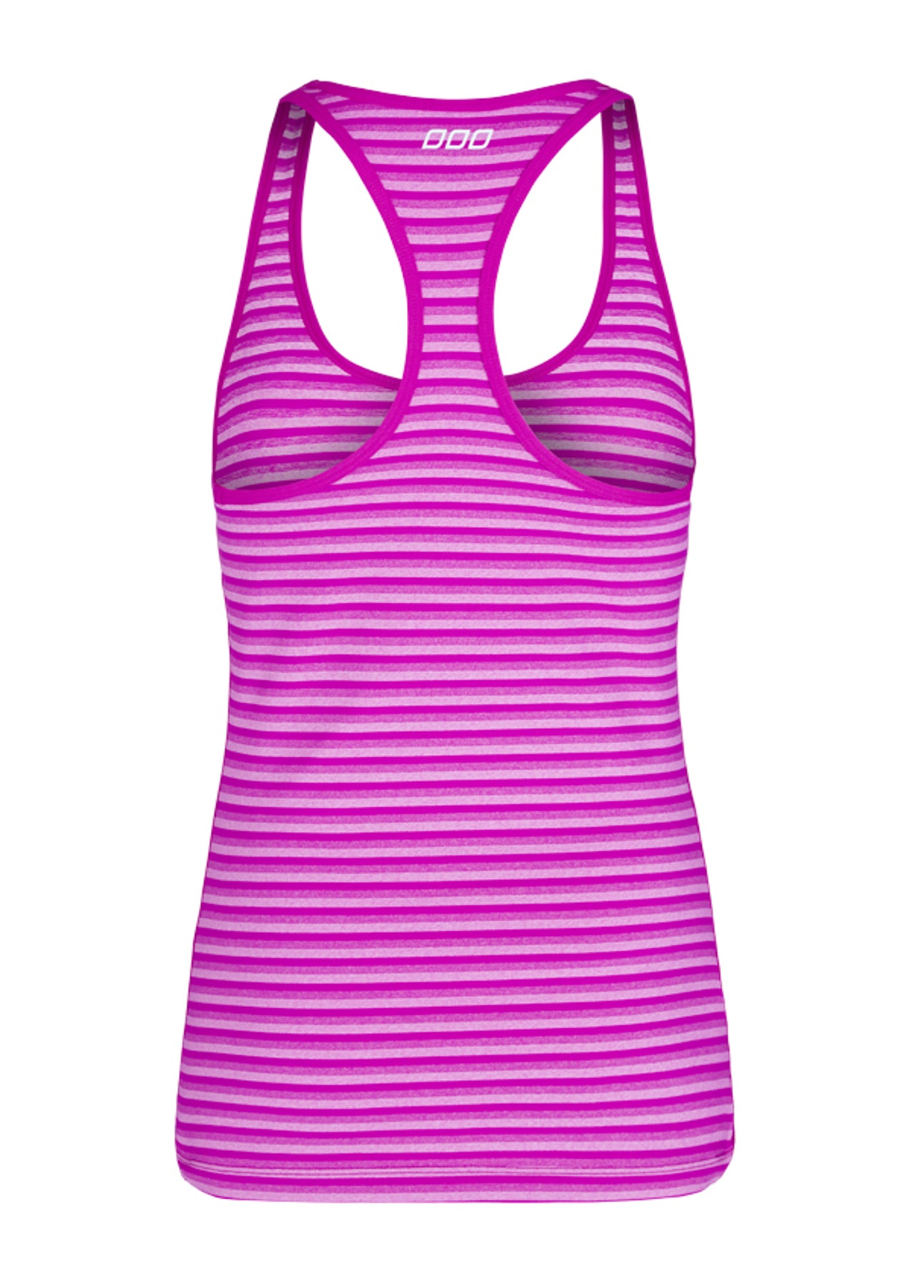 Lorna Jane Jay Excel Tank - Very Fuchsia Stripe