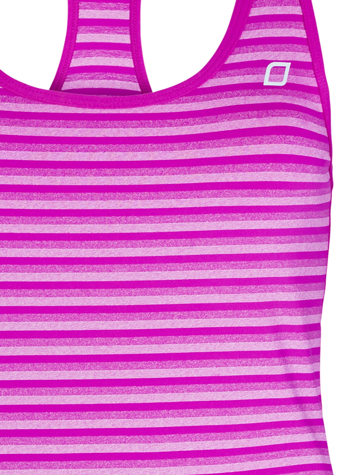 Lorna Jane Jay Excel Tank - Very Fuchsia Stripe
