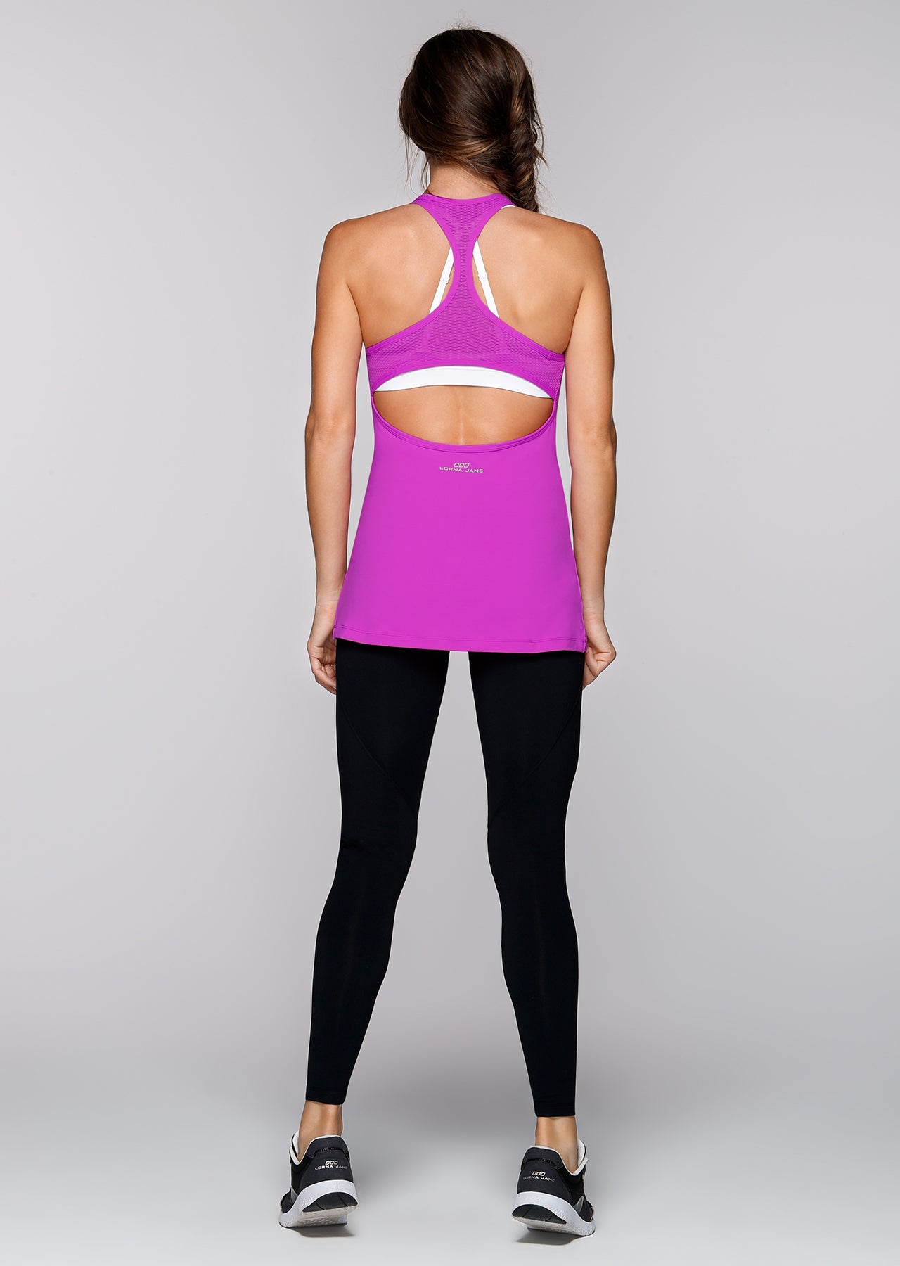 Lorna Jane Jess Excel Tank - Neon Fuchsia