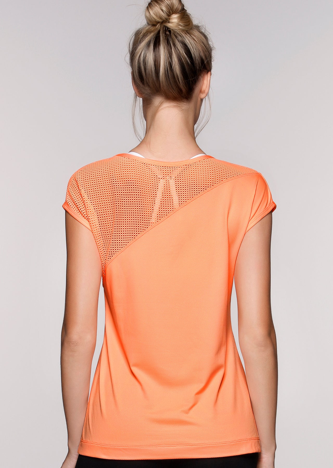Lorna Jane Jordyn Excel Tee - Hot Apricot