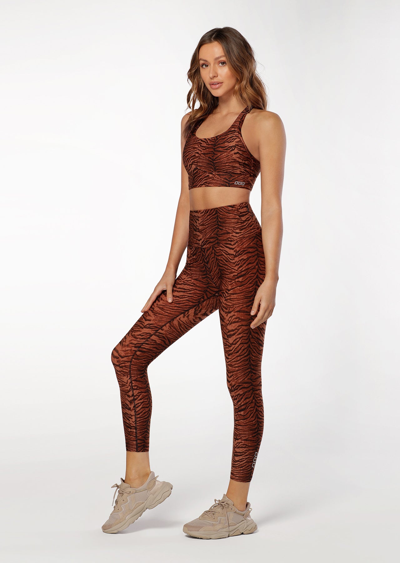 Lorna Jane Jungle Cat Core Ankle Biter Leggings - Jungle Cat Print