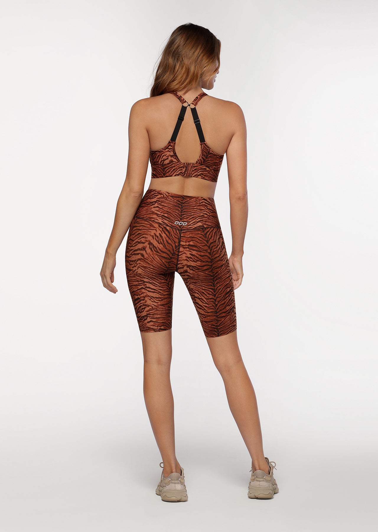 Lorna Jane Jungle Cat Midi Bike Shorts - Jungle Cat Print