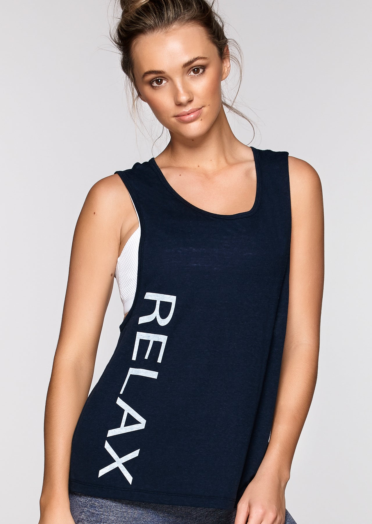 Lorna Jane Just Relax Tank - Ink