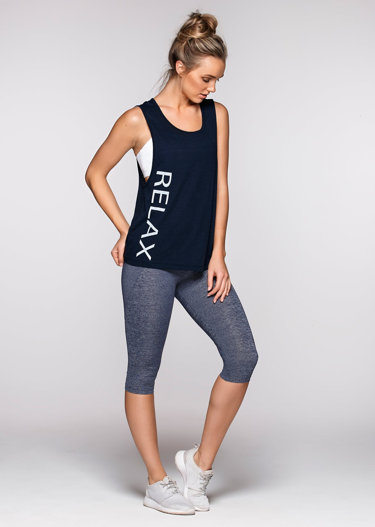 Lorna Jane Just Relax Tank - Ink