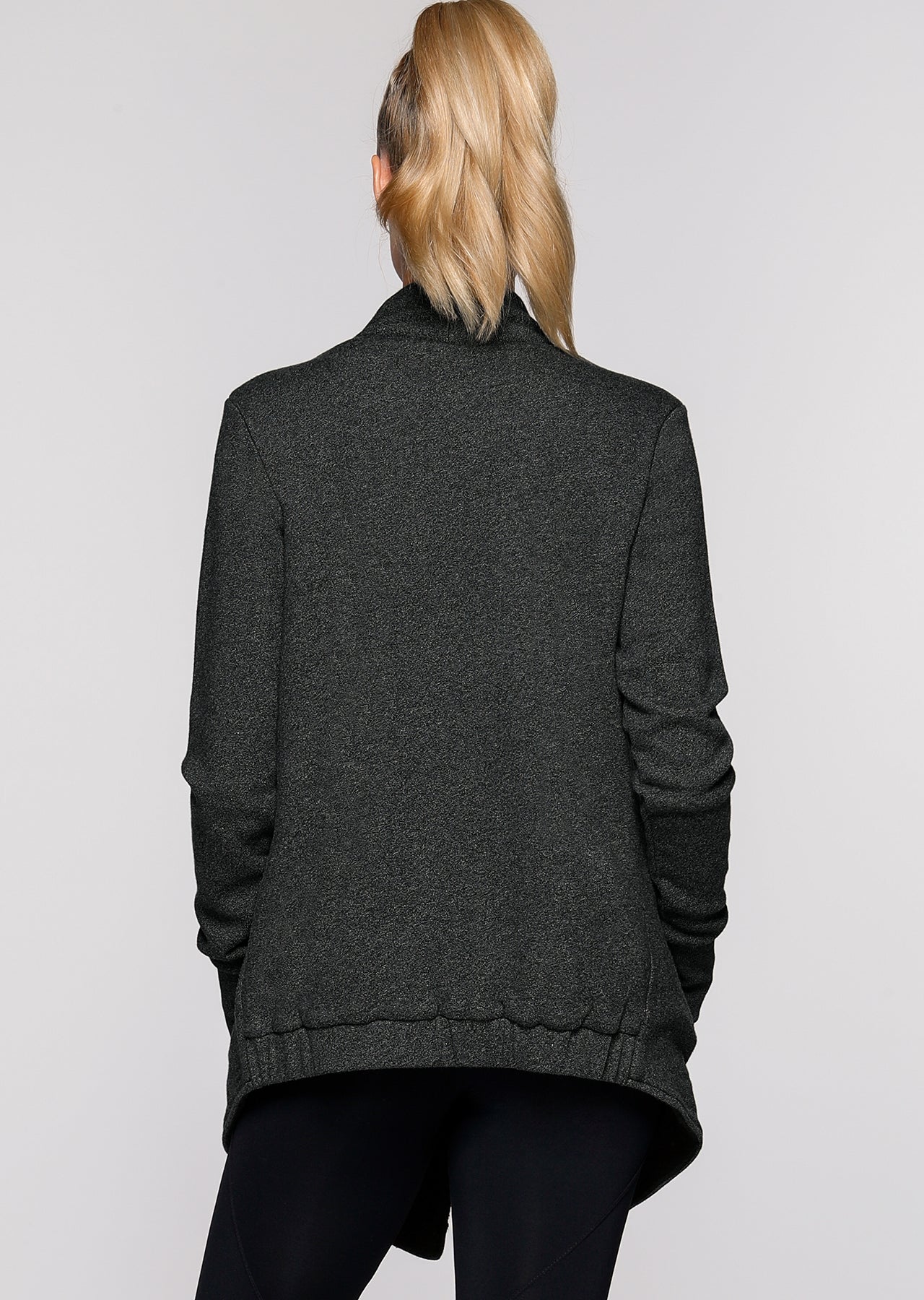 Lorna Jane Keep Me Cozy Jacket - Black Marl