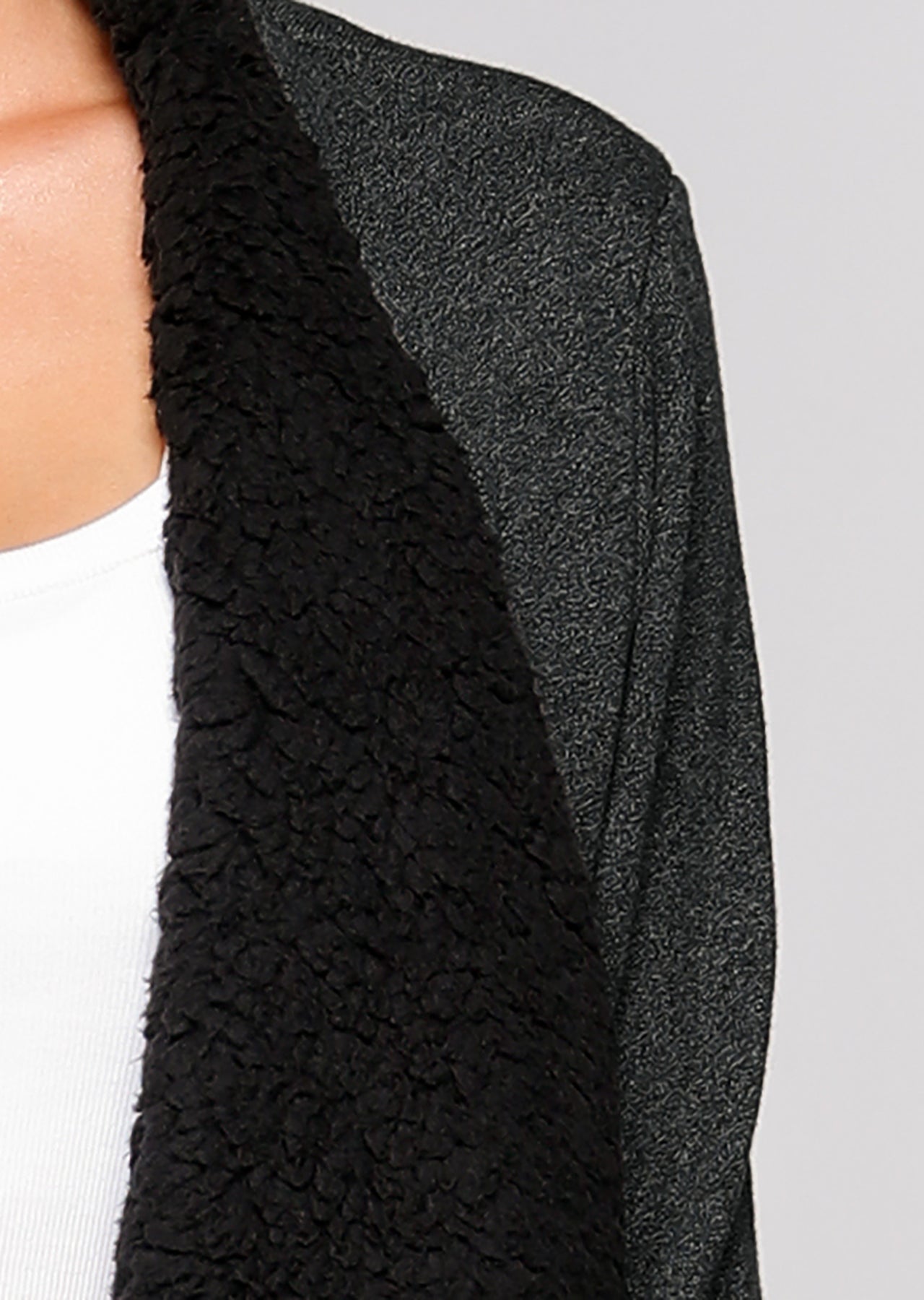 Lorna Jane Keep Me Cozy Jacket - Black Marl