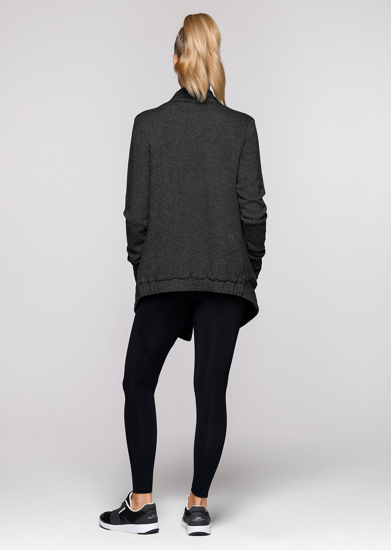 Lorna Jane Keep Me Cozy Jacket - Black Marl