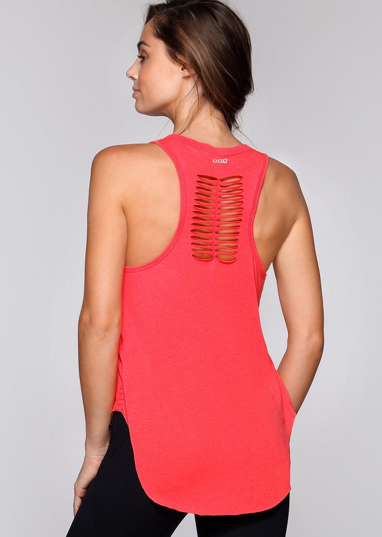 Lorna Jane Keera Tank - Cupid Red Marl