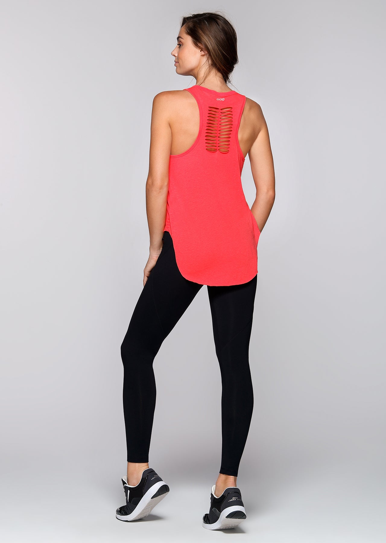 Lorna Jane Keera Tank - Cupid Red Marl