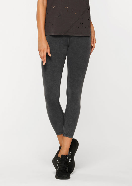 Lorna Jane Khloe Core Ankle Biter Tight - Washed Black