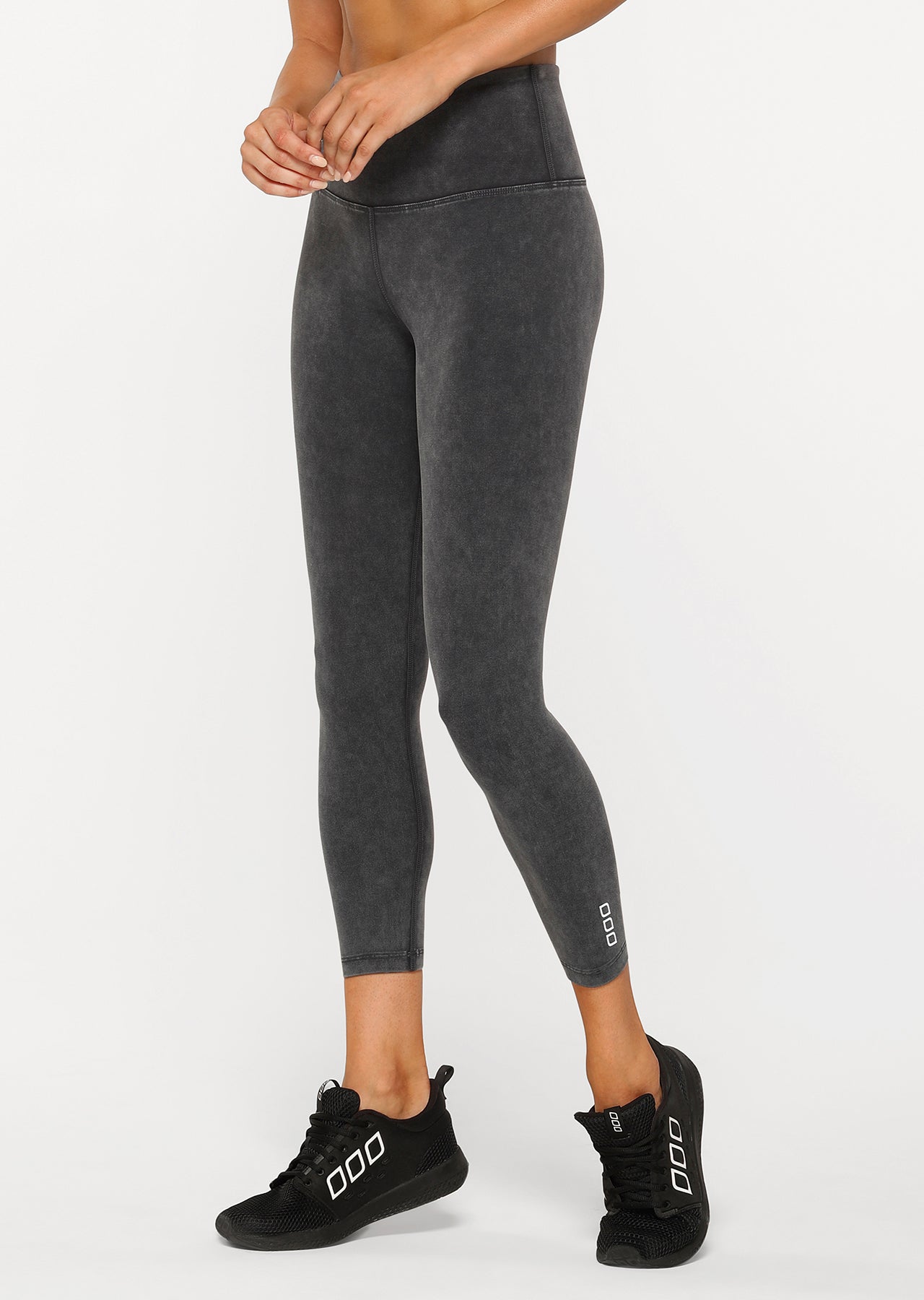 Lorna Jane Khloe Core Ankle Biter Tight - Washed Black