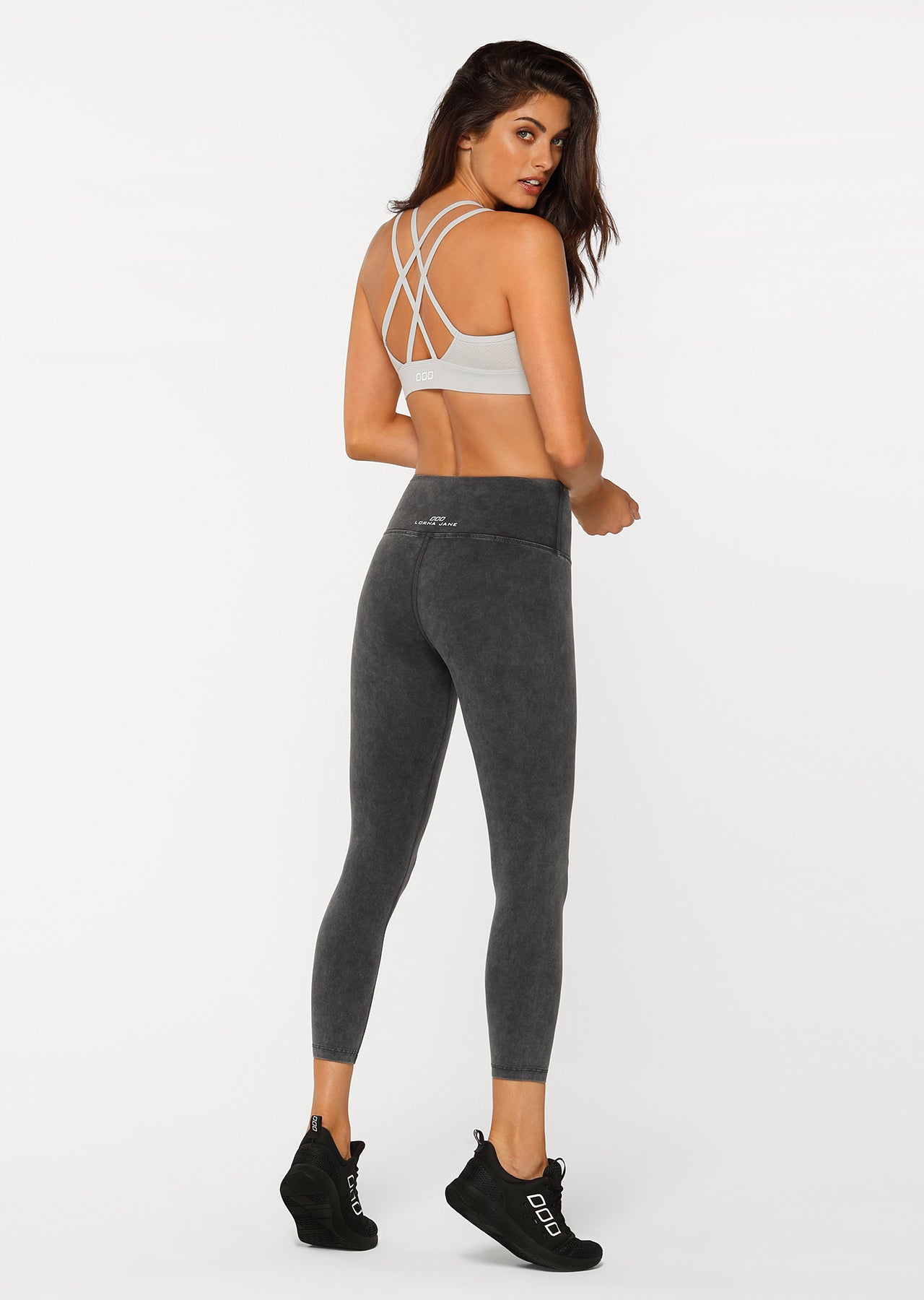 Lorna Jane Khloe Core Ankle Biter Tight - Washed Black