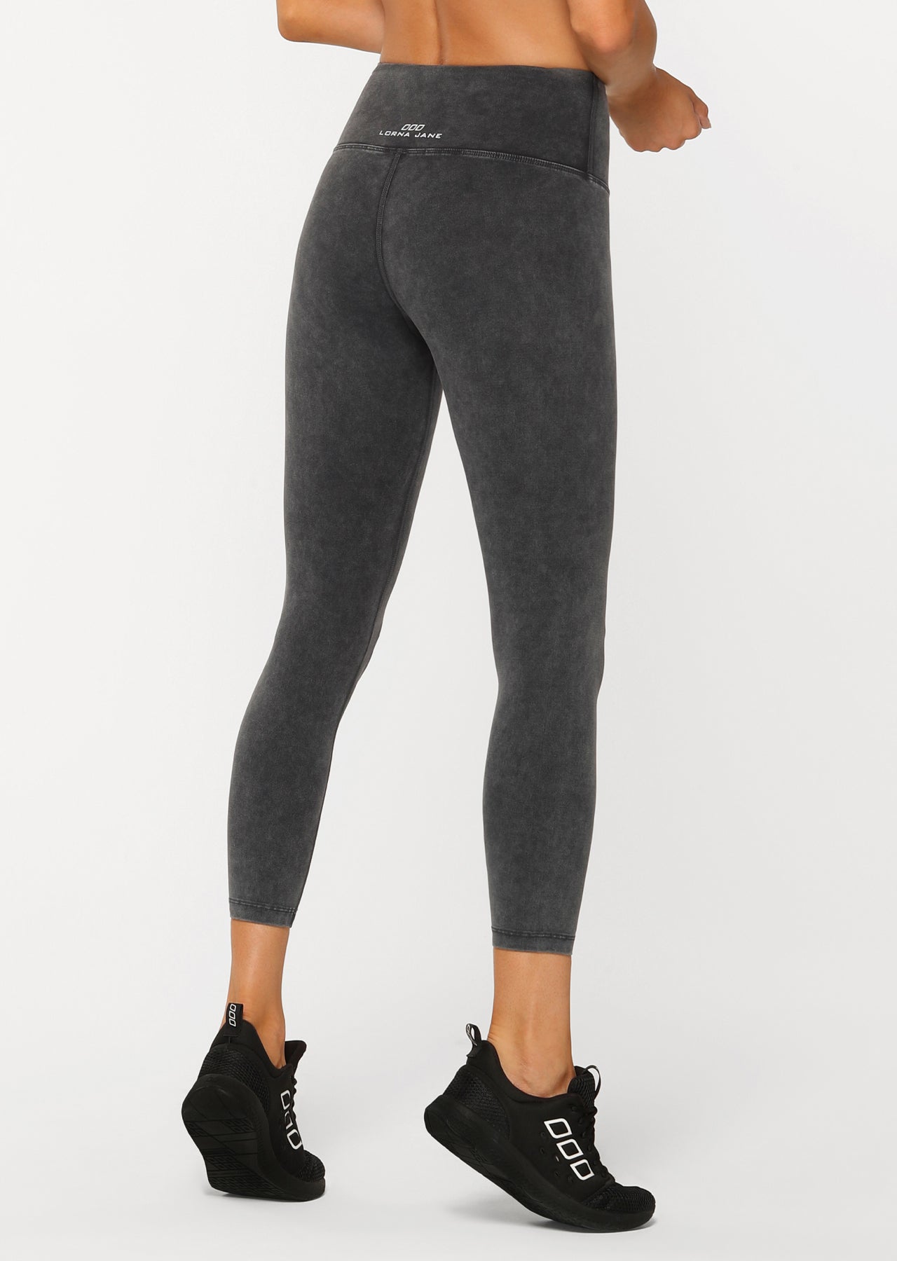 Lorna Jane Khloe Core Ankle Biter Tight - Washed Black