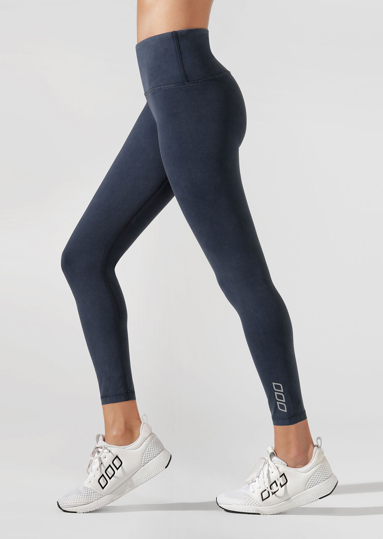 Lorna Jane Khloe Core Ankle Biter Tight - Washed Midnight Indigo