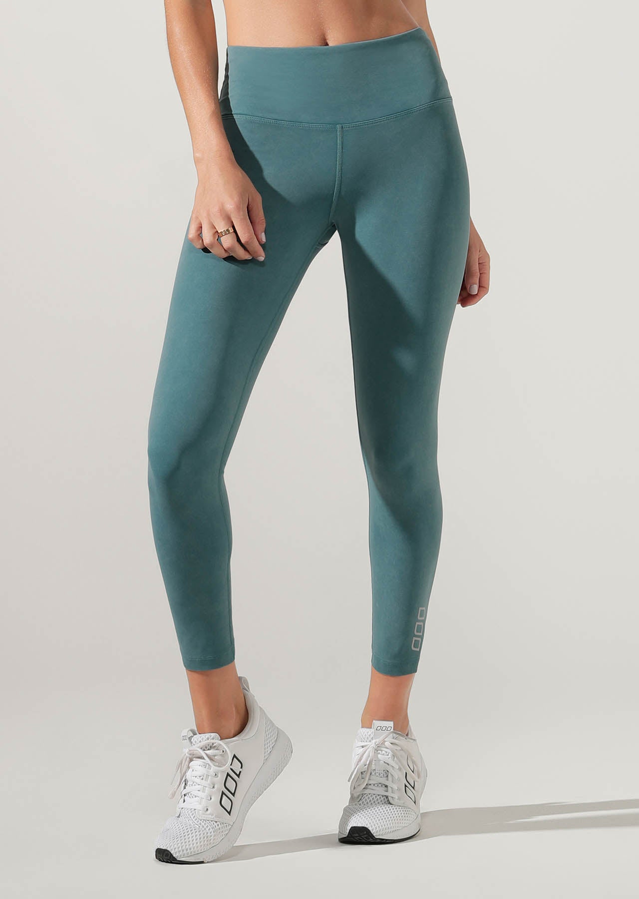 Lorna Jane Khloe Core Ankle Biter Tight - Washed Amazon Green