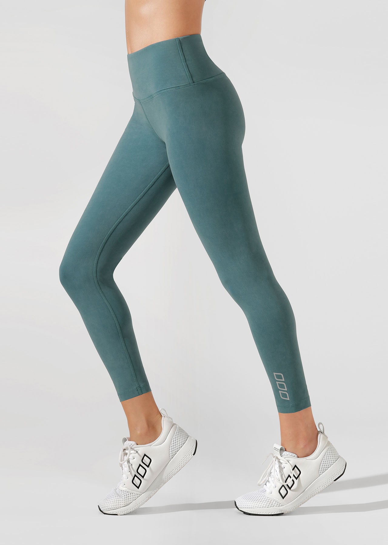 Lorna Jane Khloe Core Ankle Biter Tight - Washed Amazon Green
