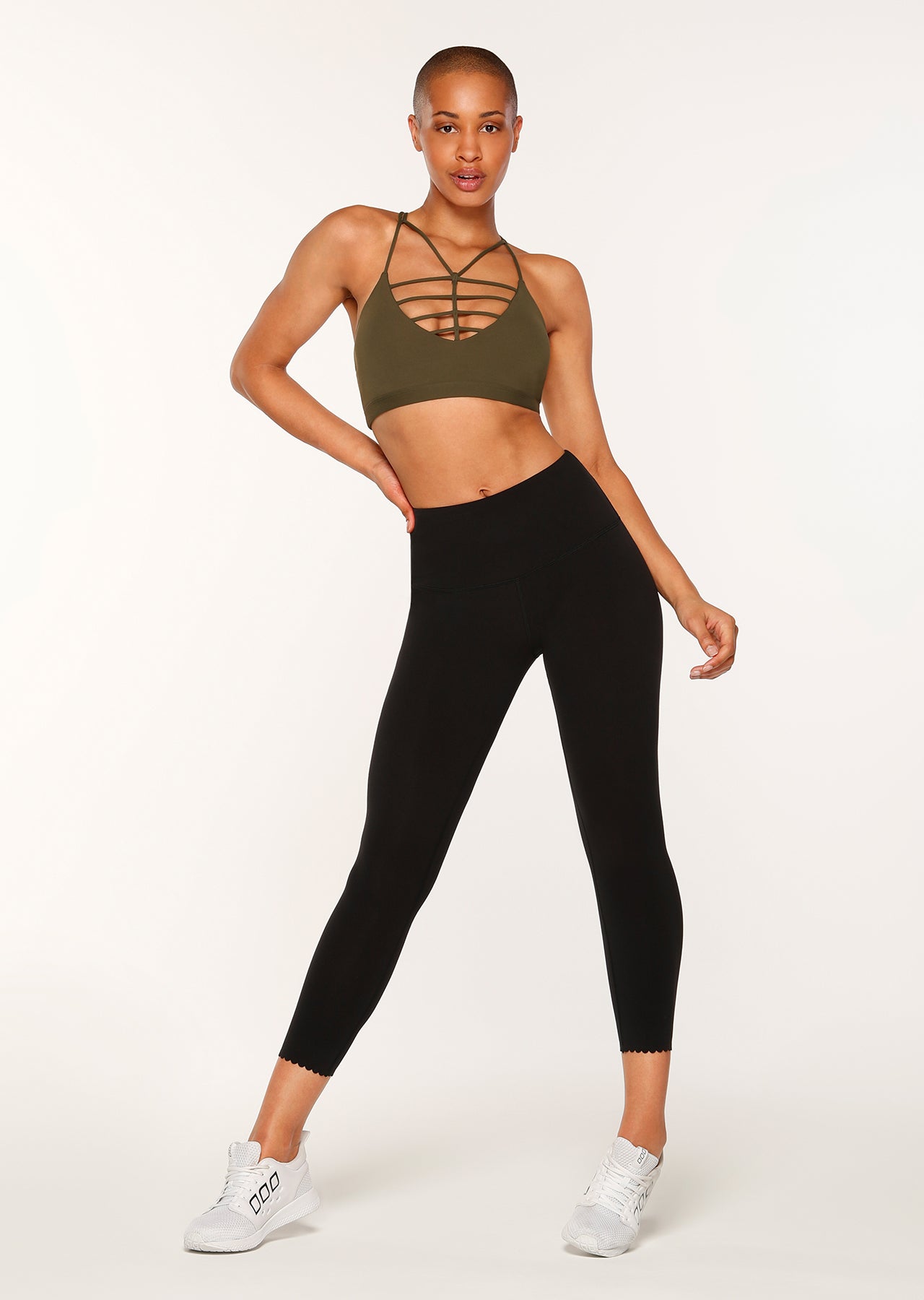 Lorna Jane Khloe Sports Bra - Luxury Green