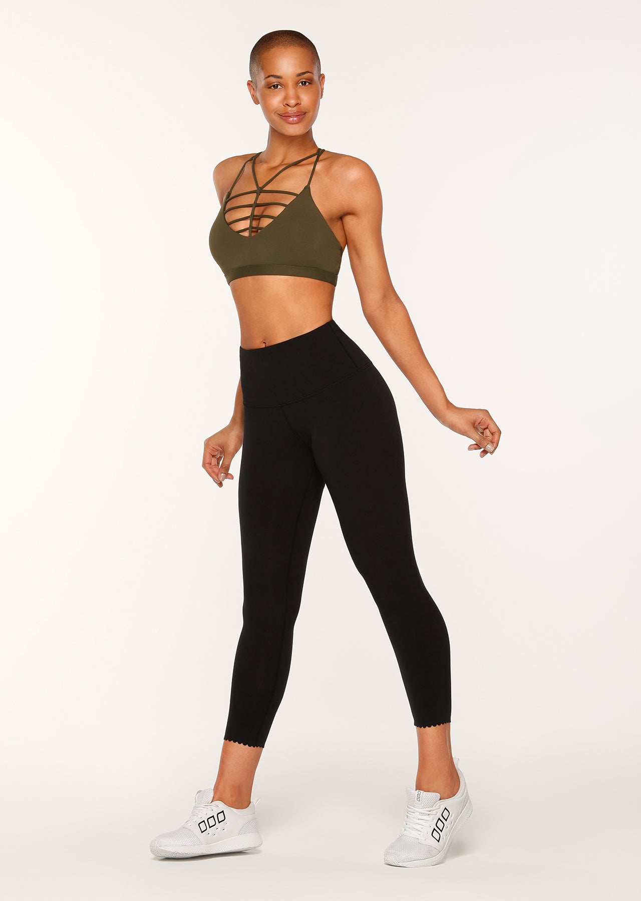 Lorna Jane Khloe Sports Bra - Luxury Green