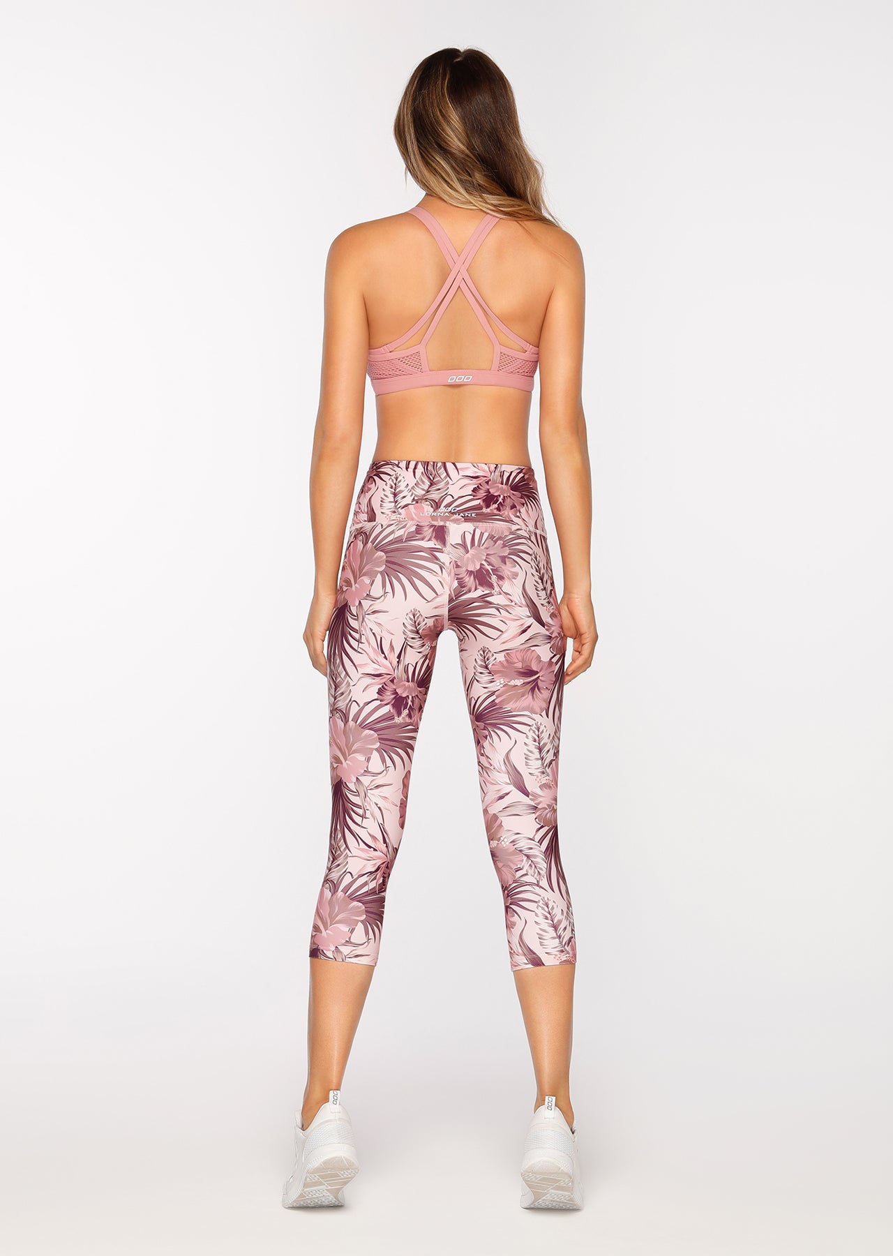 Lorna Jane Kick Start Sports Bra - Powdered Pink