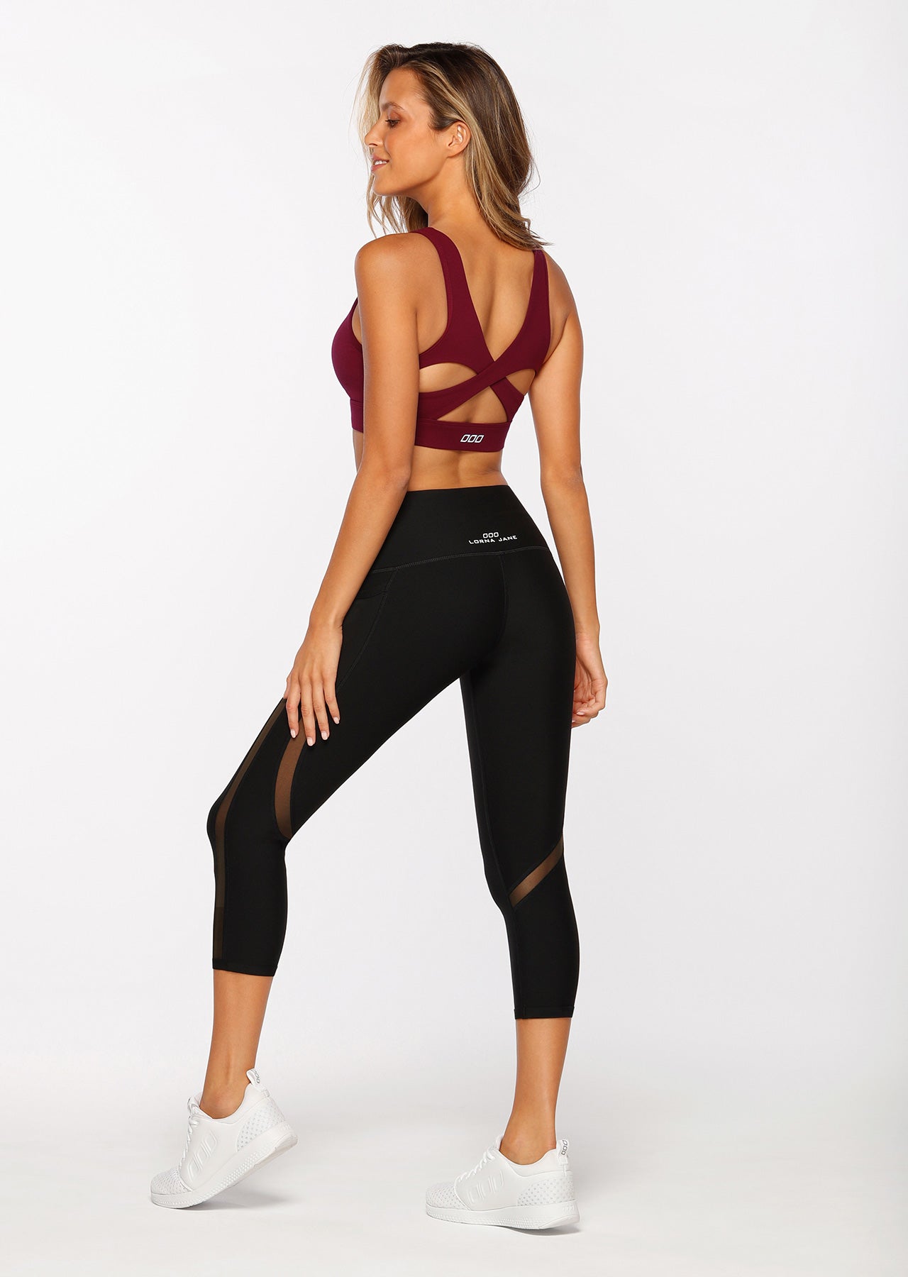 Lorna Jane Kiki Sports Bra - Sepia