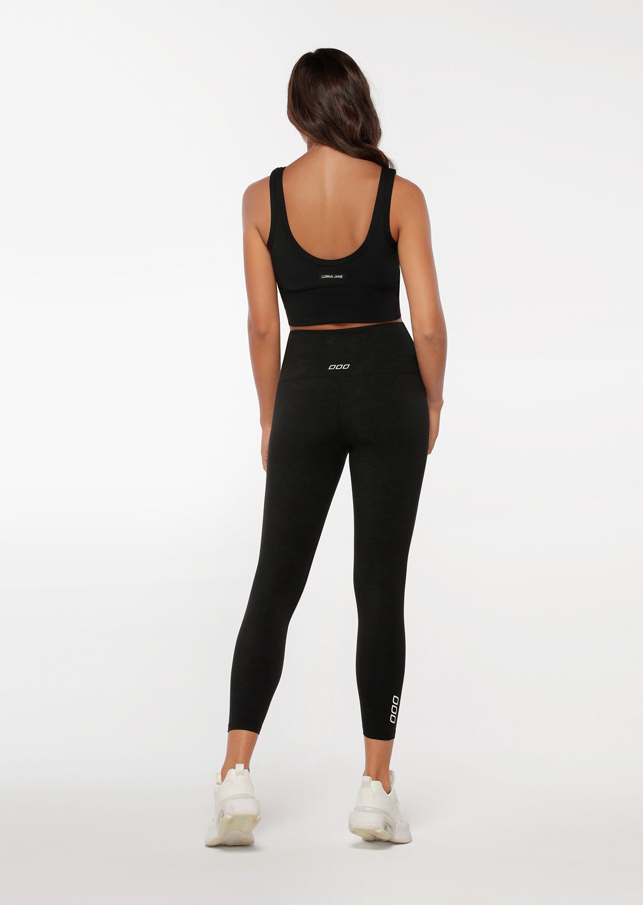 Lorna Jane Kimmy Cropped Active Tank - Black