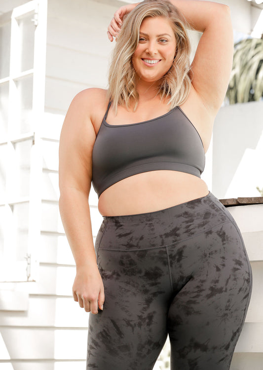 Lorna Jane Kimmy Sports Bra - Titanium