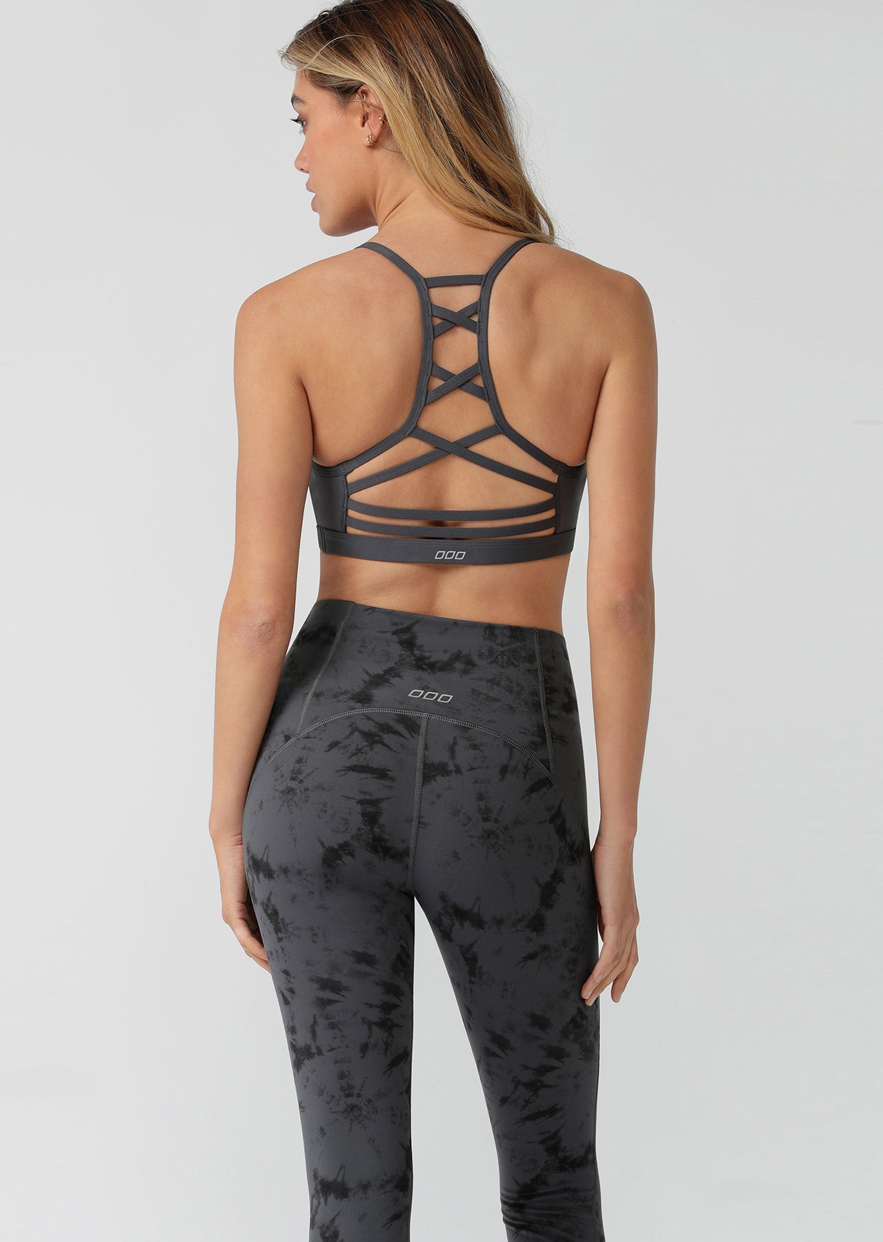 Lorna Jane Kimmy Sports Bra - Titanium