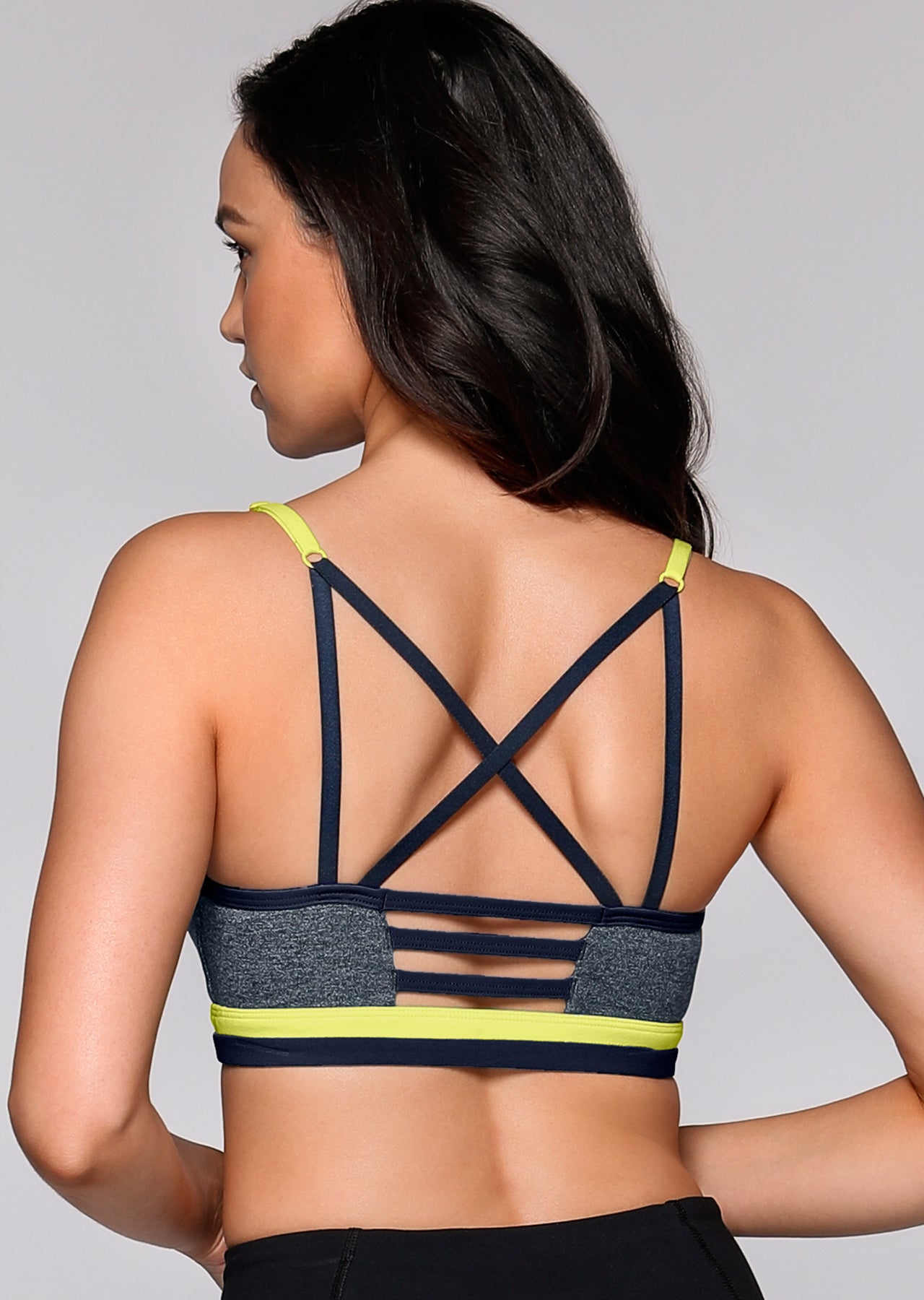 Lorna Jane Knock Down Sports Bra - Canyon Marl