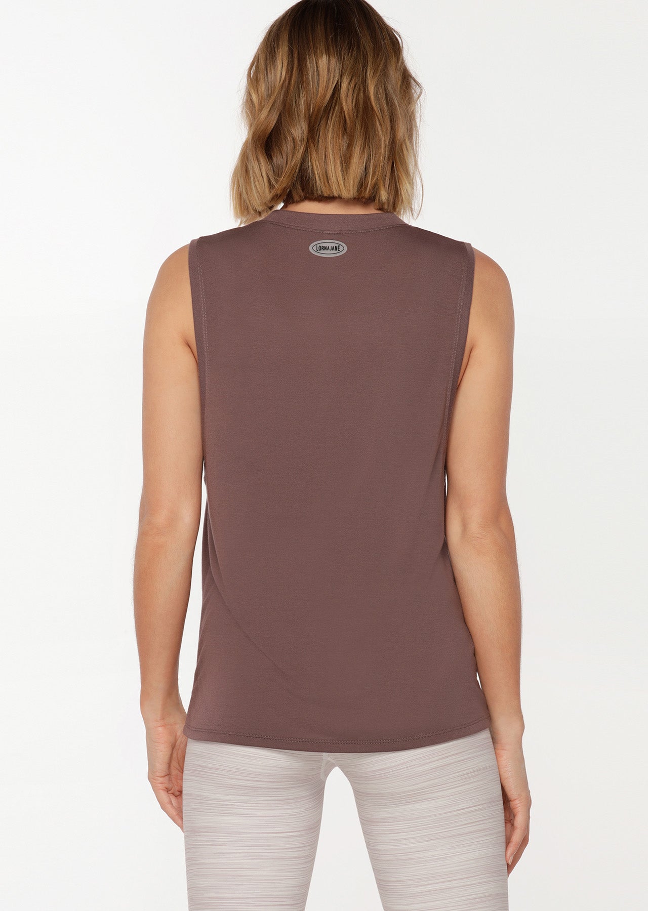 Lorna Jane Knock Out Muscle Tank - Stone