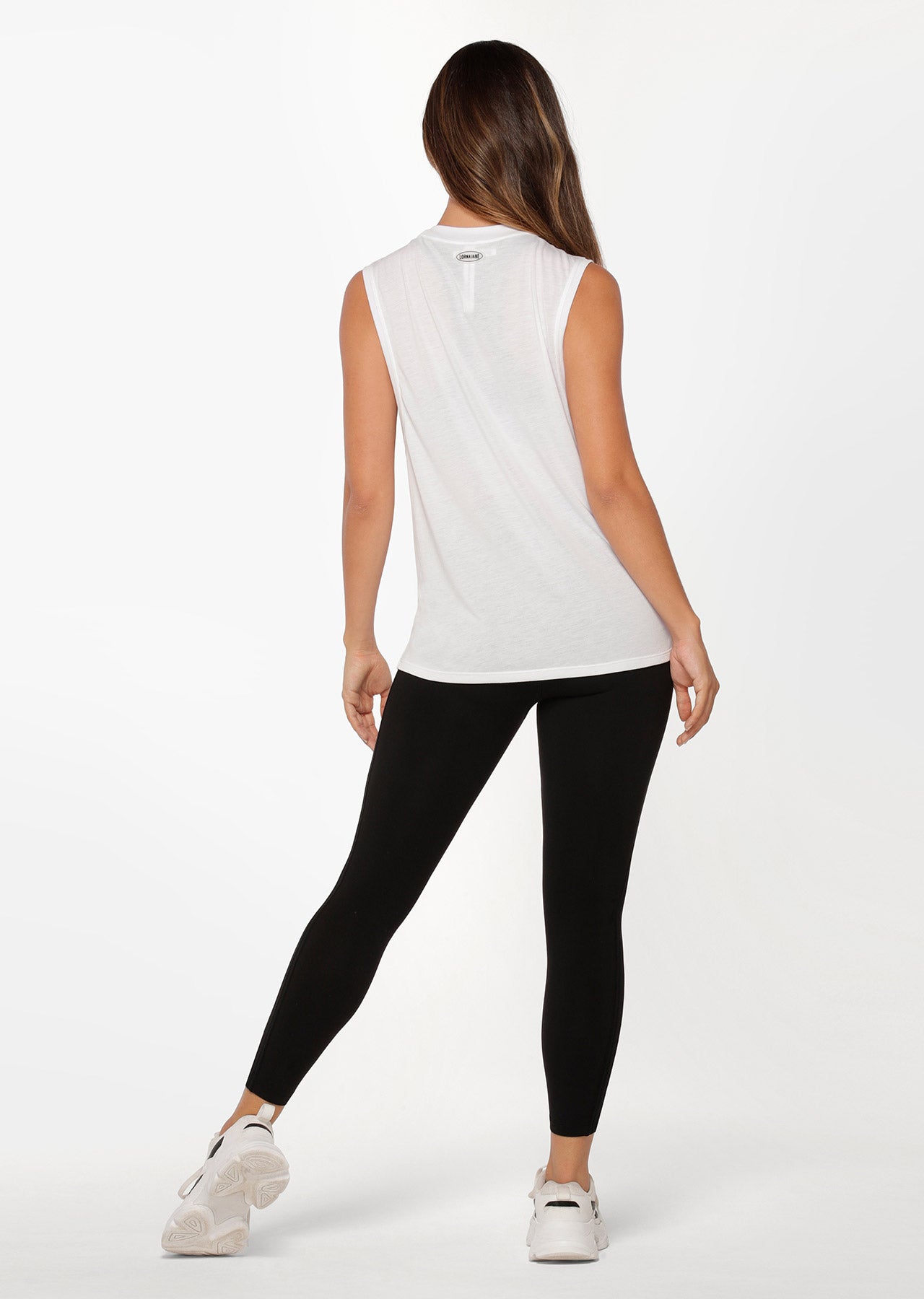 Lorna Jane Knock Out Muscle Tank - White