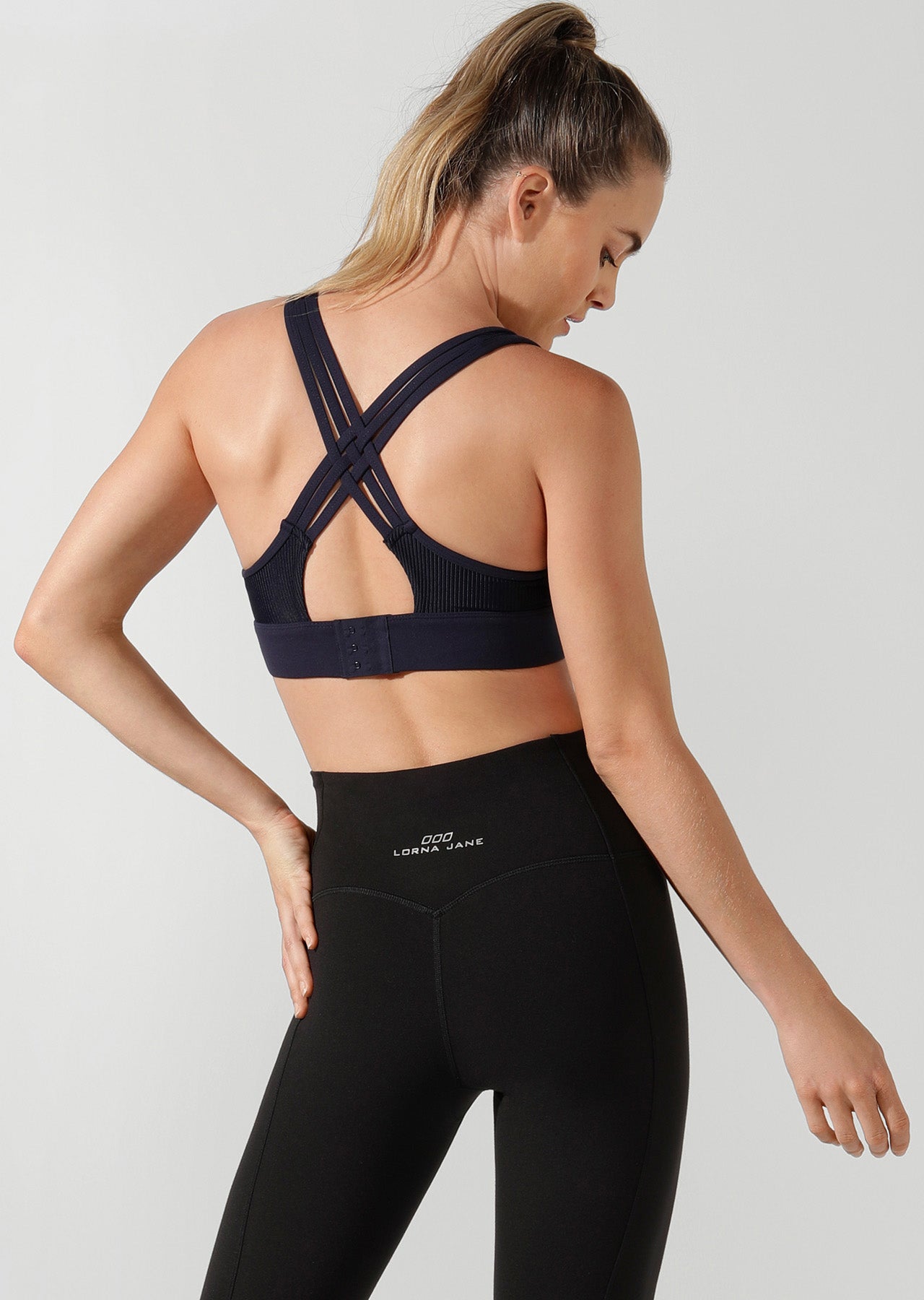 Lorna Jane Knockout Sports Bra - French Navy