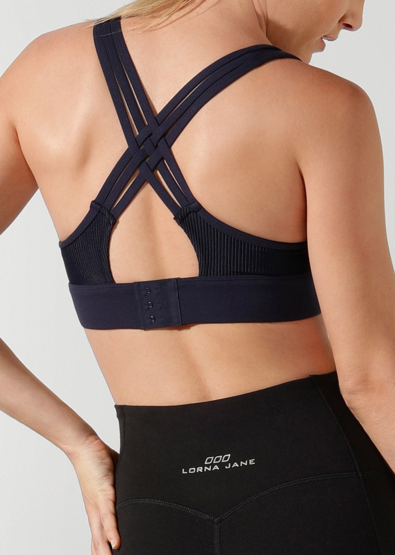 Lorna Jane Knockout Sports Bra - French Navy
