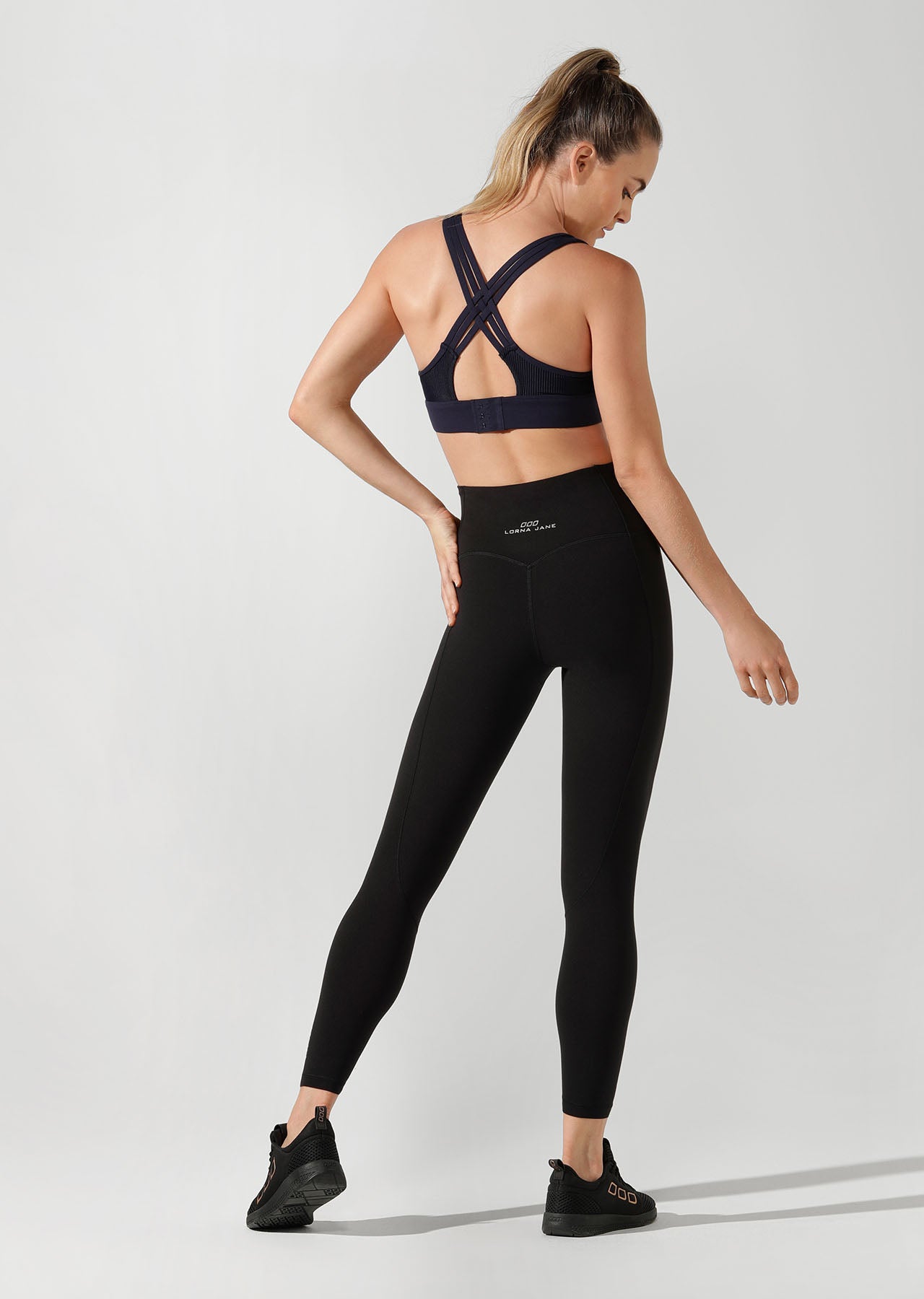 Lorna Jane Knockout Sports Bra - French Navy