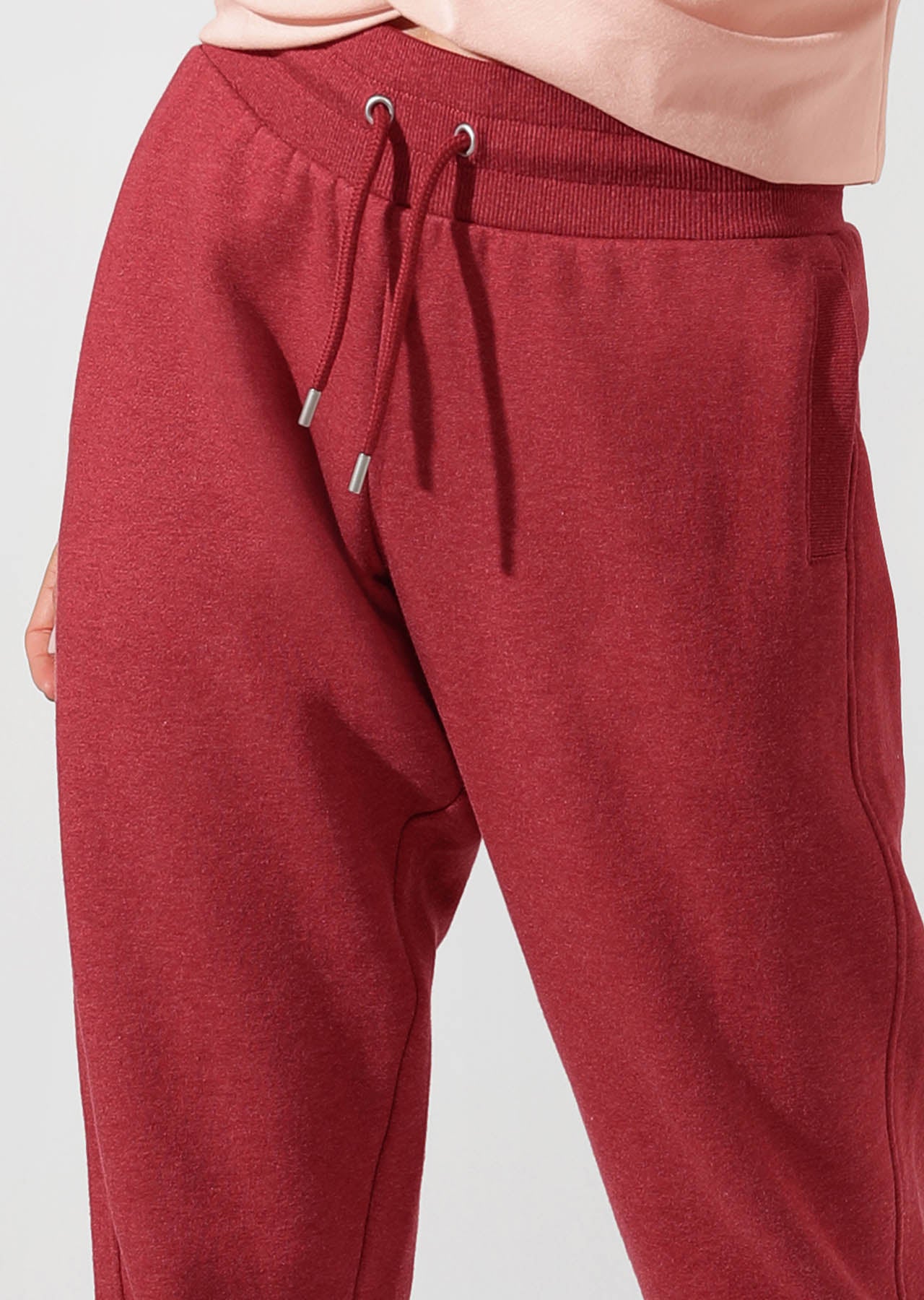 Lorna Jane Kourtney Tracksuit Pants - Dark Red Marl