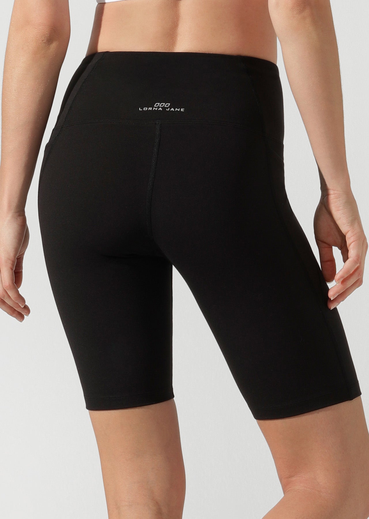 Lorna Jane Lace Up Bike Shorts - Black