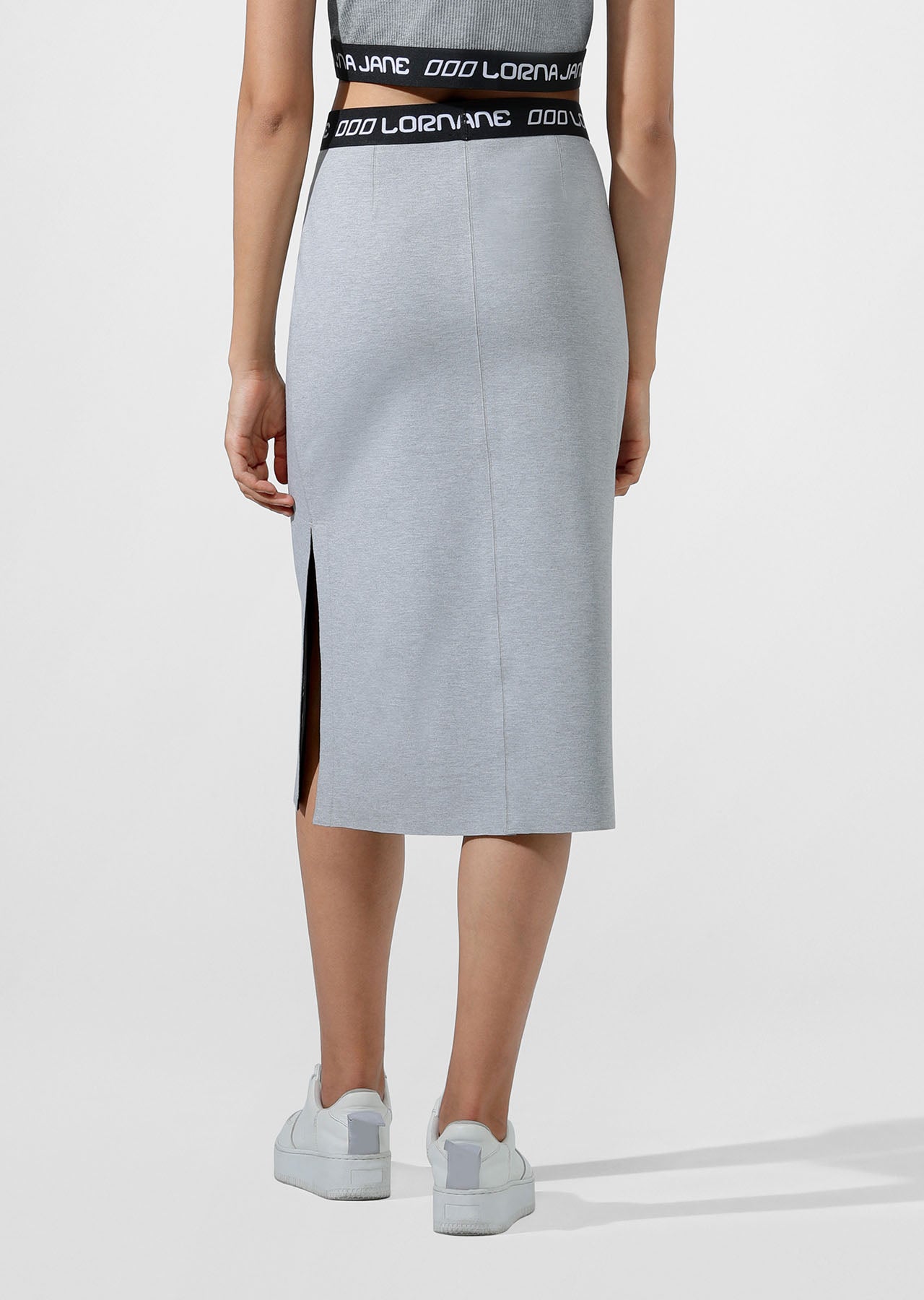 Lorna Jane Lady Leisure Skirt - Mid Grey Marl