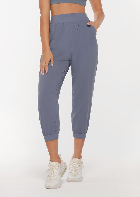 Lorna Jane Launch Active 7/8 Pants - Powder Grey