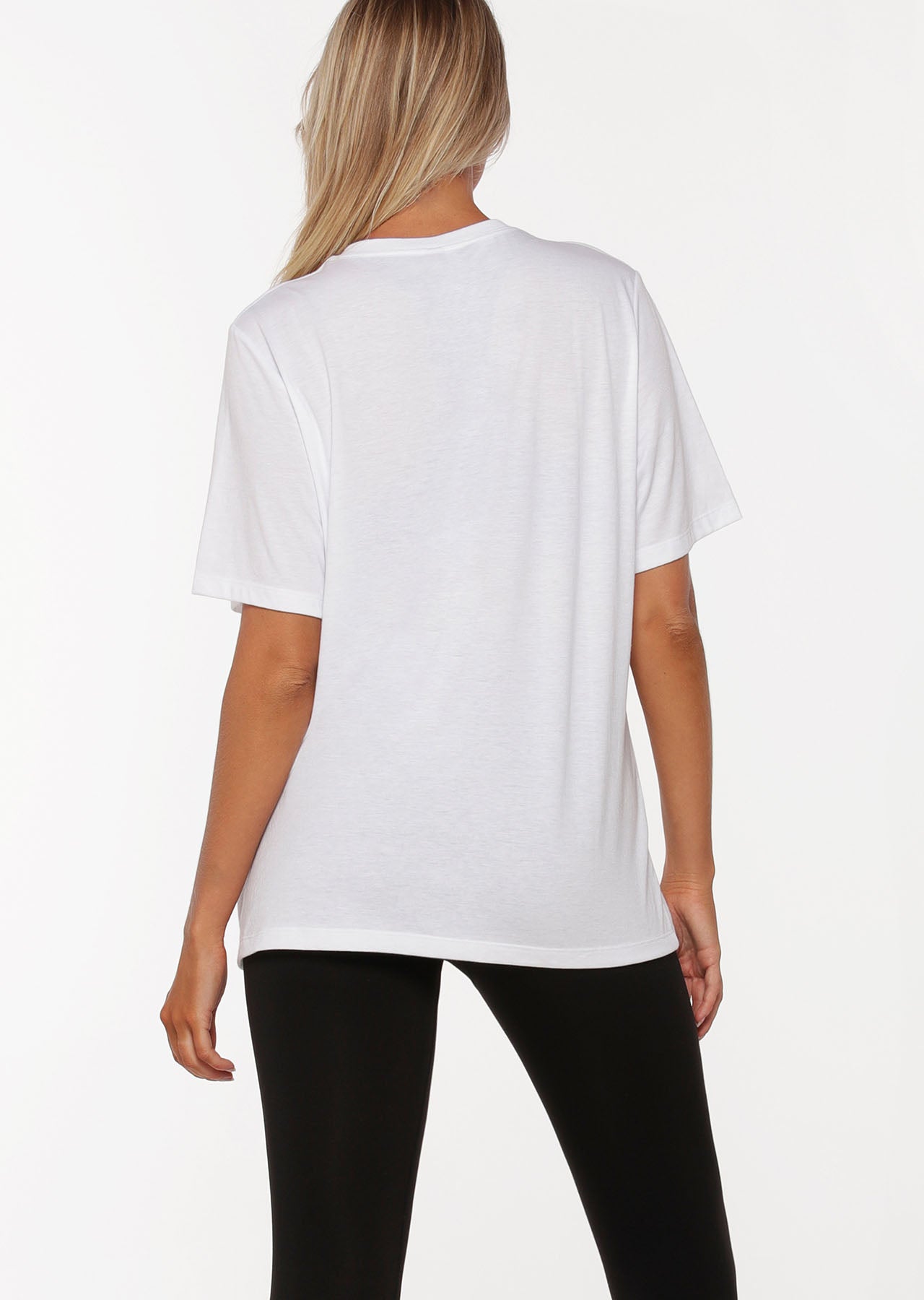 Lorna Jane Leisure Oversized Tee - White