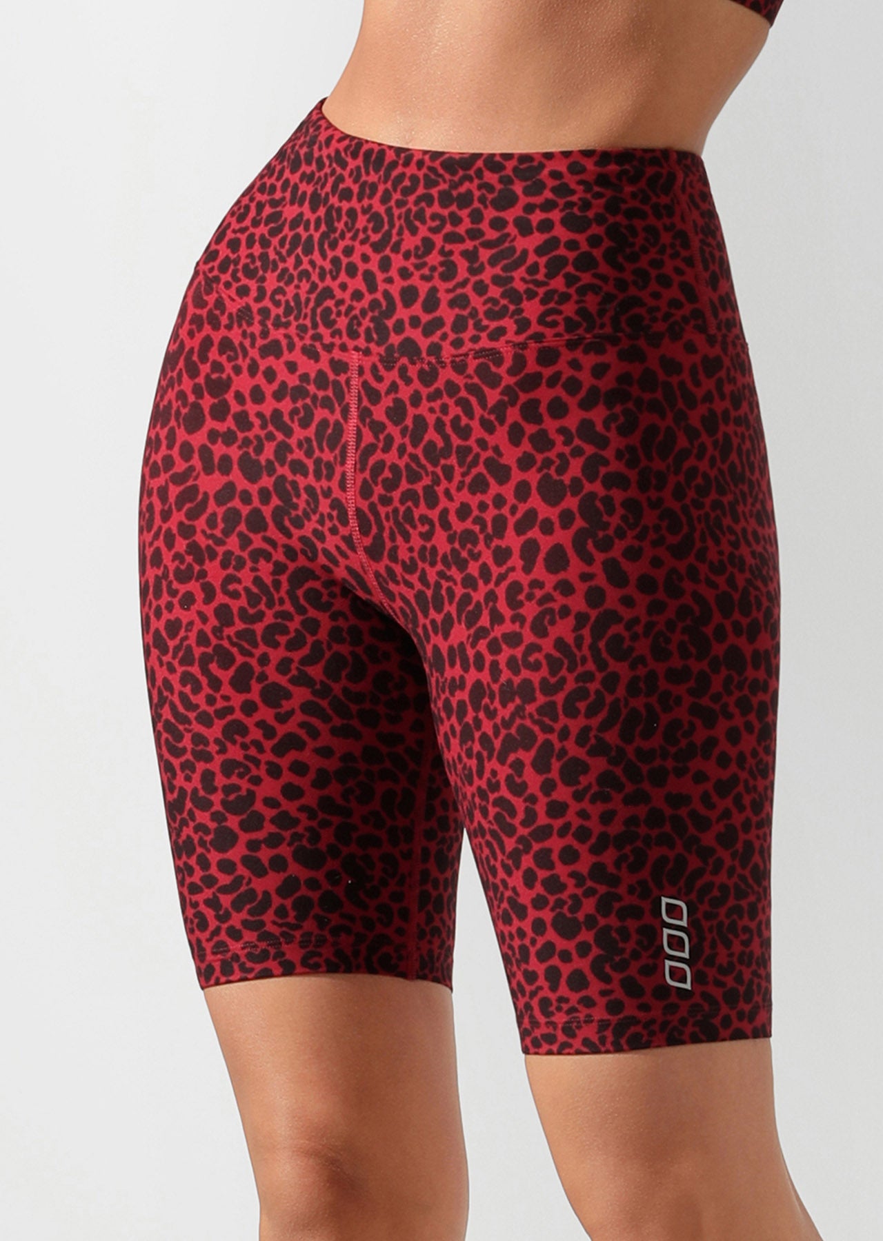 Lorna Jane Leopard Long Short Tight - Leopard Print