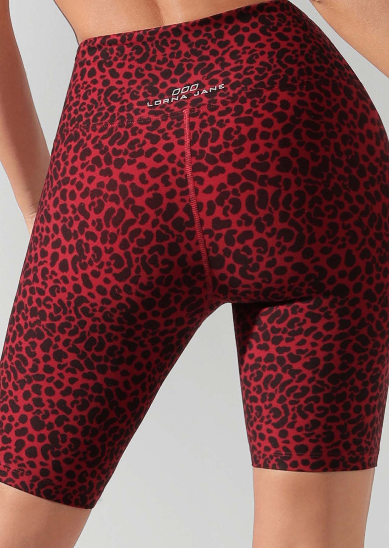 Lorna Jane Leopard Long Short Tight - Leopard Print